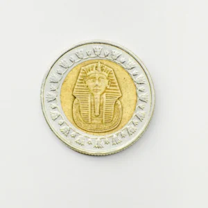 Coin crest cresting the peak of numismatic.